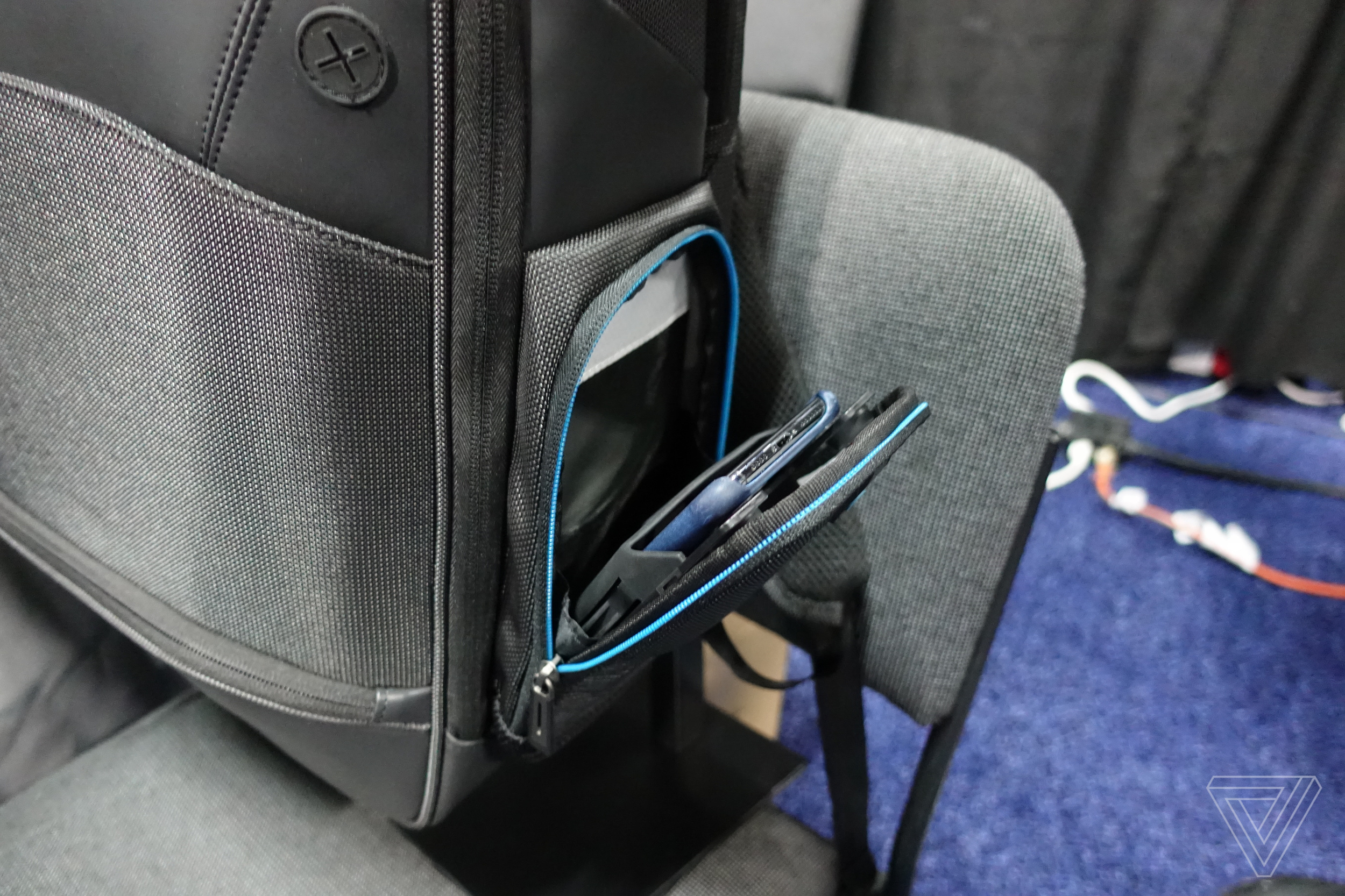 You are currently viewing Targus backpack with Qi Wireless charging pocket