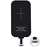 Nillkin Qi Wireless Charger Receiver - 0.16cm Ultra Thin Magic Tag Wireless Charging Receiver Chip for Google Pixel 2XL,Galaxy A20,LG stylo 4/5,Moto G7,OnePlus 6/6T/7 Pro and Other Type C Phones
